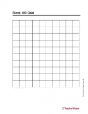 blank 100 grid teachervision